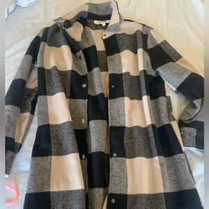 BB Dakota Steve Madden Black and Cream Jacket